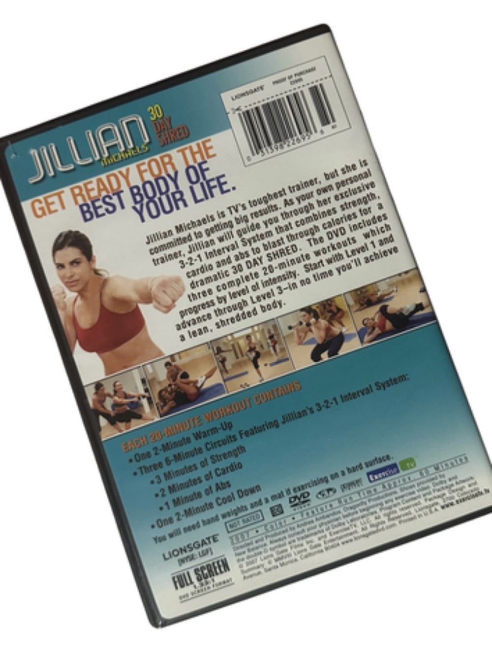 5/$5 Jillian Michaels 30 Day Shred Workout DVD - Picture 3 of 3